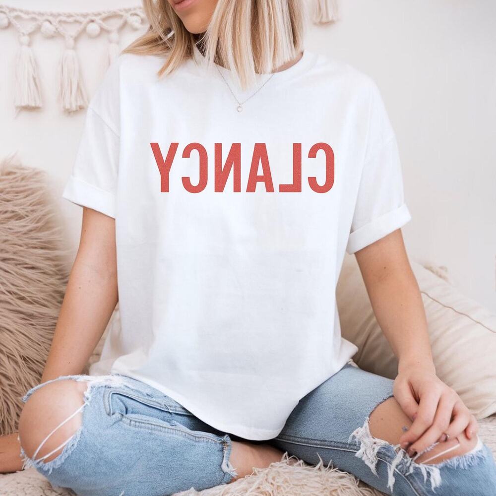 Clancy Reverse Text, Minimalist Streetwear